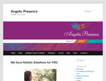 Tablet Screenshot of angelicpresence.com.au